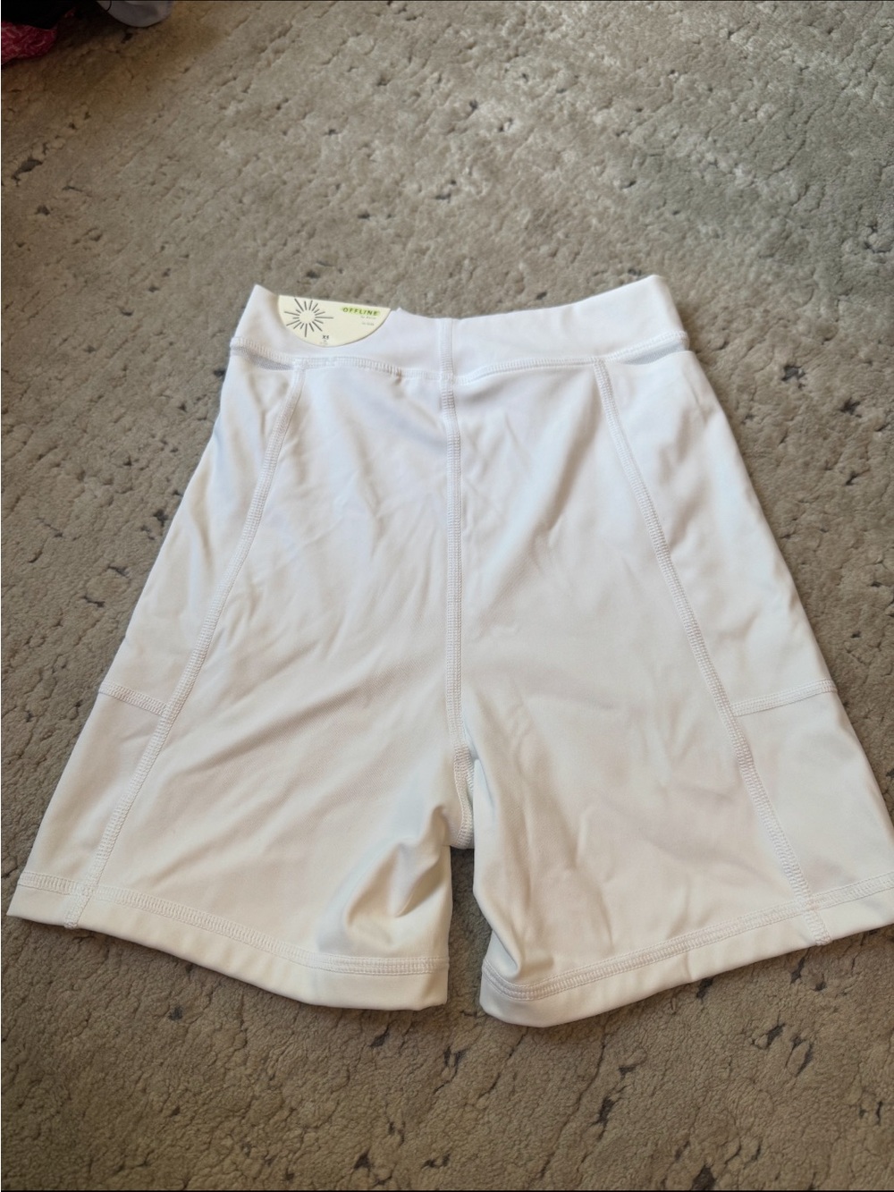 Aerie Offline Women’s White Active Biker Shorts
